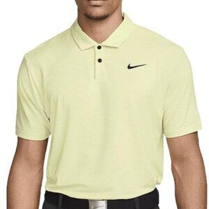 Nike Tour Polo Shirt Mens S Dri-Fit Tour DV3123-736 Lemon Twist / Black Golf $80